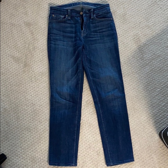 7 for all mankind kimmie cropped jeans - Picture 1 of 5